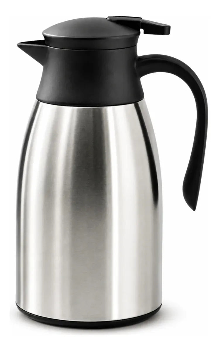 Garrafa Térmica Inox 1 Litro Para Chá, Café Quente e Frio